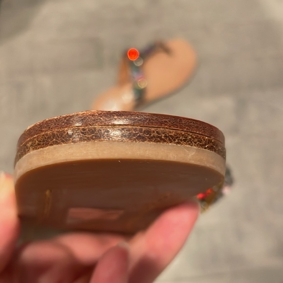 JEFFREY CAMPBELL Ibiza Naples Multicolor Jewel Embellished Sandals - Picture 12 of 16